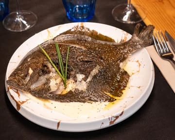 Rodaballo salvaje a la plancha